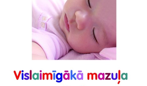 Latviešu valodā izdota mūsdienīga un kvalitatīva grāmata par bērnu miegu