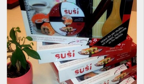 Oktobrī pievieno Jaunu recepti un LAIMĒ suši komplektu!
