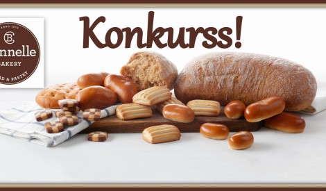 Receptes.lv konkurss sadarbībā ar Cannelle Bakery