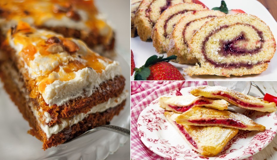 Skrūvē vaļā ievārījuma burciņas: top kūkas, kēksi un deserti