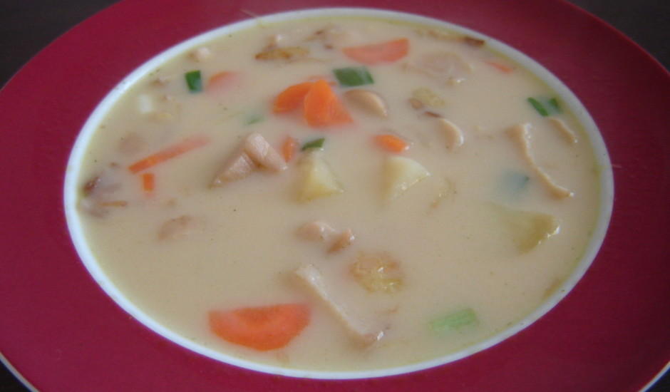 Baraviku zupa ar sieru