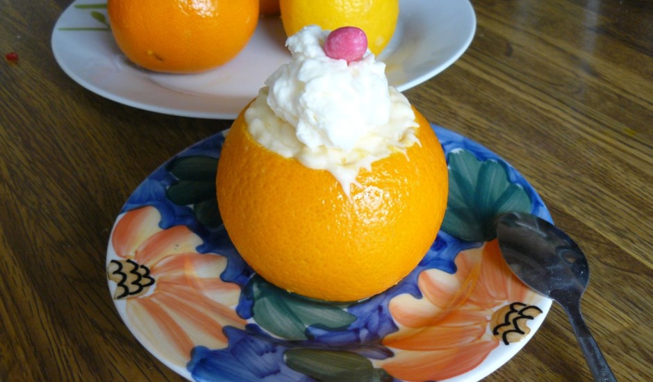 Apelsīnu un jogurta krēms