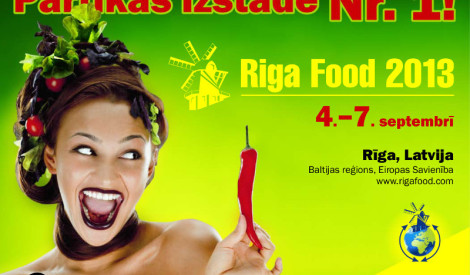 Receptes.lv šefpavārs Grāpītis iesaka doties uz Riga Food 2013