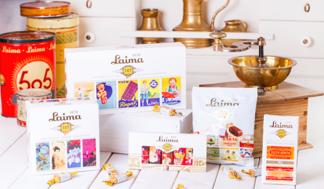 Laima atzīmē 145. jubileju, klajā laiž unikālu Retro šokolādes kolekciju