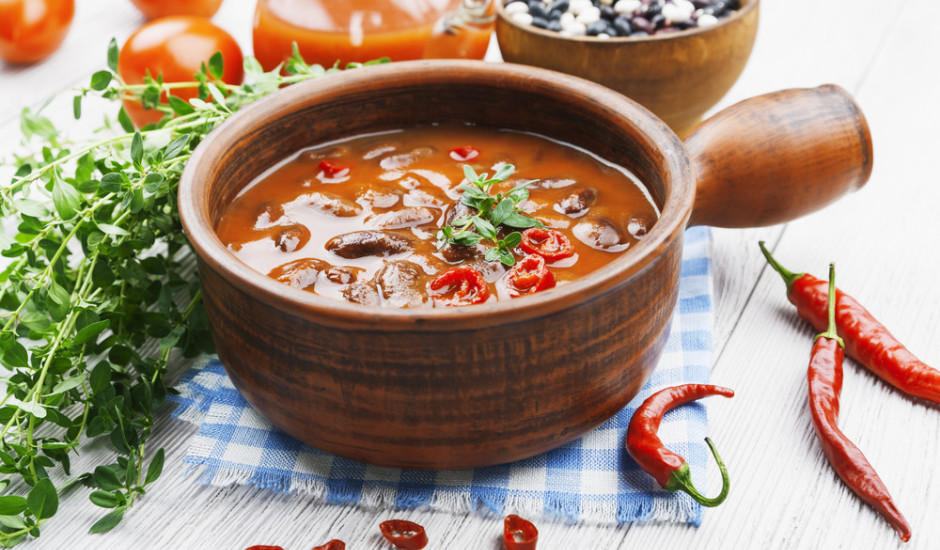Čili - sarkano pupiņu zupa