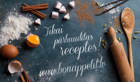 Tikai pārbaudītas receptes!
