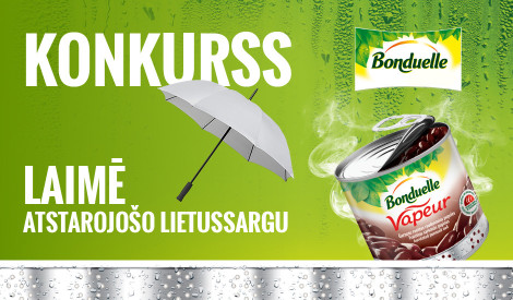Konkurss! Laimē Bonduelle lietussargu rudenīgajām dienām!