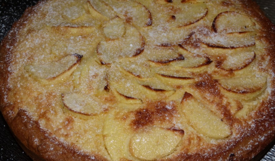 Kūka ar ābolu - citronu pildījumu