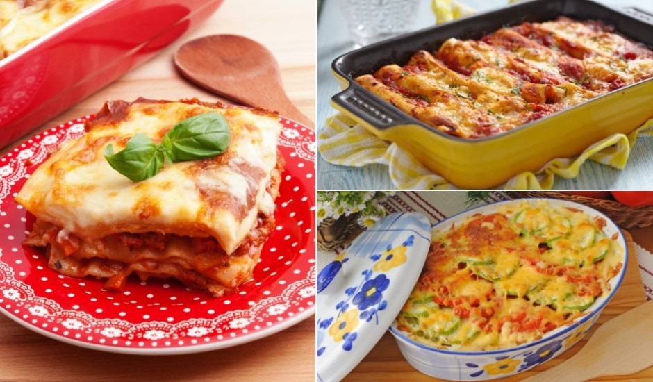 Pastas dienai par godu: lazanjas, kaneloni un sacepumi!